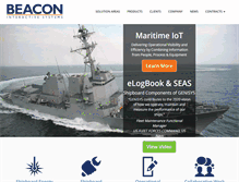 Tablet Screenshot of beaconinteractive.com